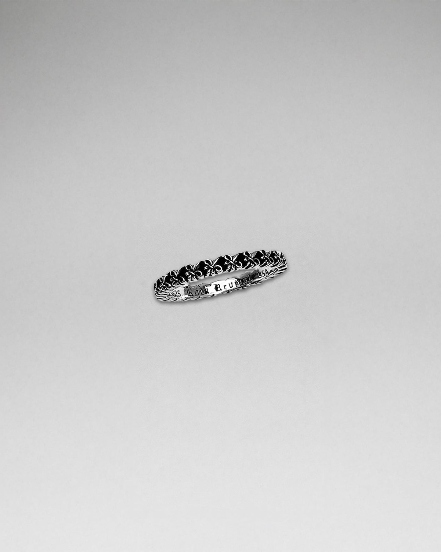 Fleur De Lis Spacer Ring