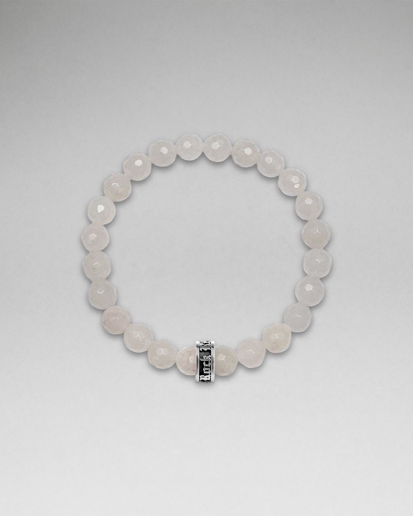 Rose Quartz Eye Beaded Bracelet (8mm)