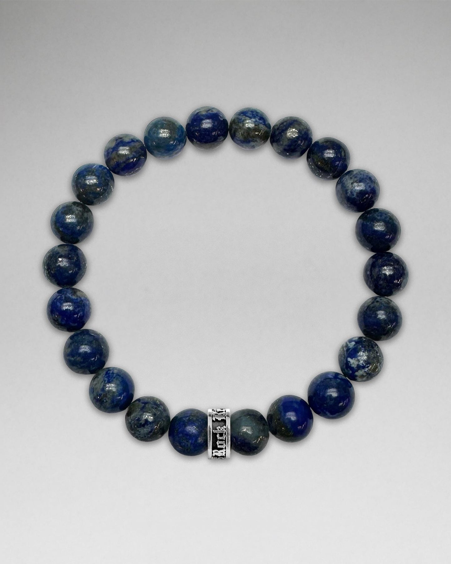 Twilight Blue Lapis Beaded Bracelet (8mm)