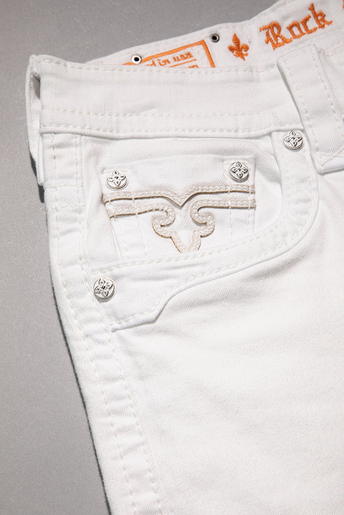 Arther Alt Straight Jeans in White
