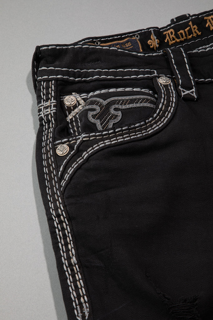 Kylo Straight Jeans in Black
