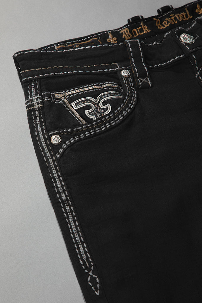 Ermias Straight Jeans In Black
