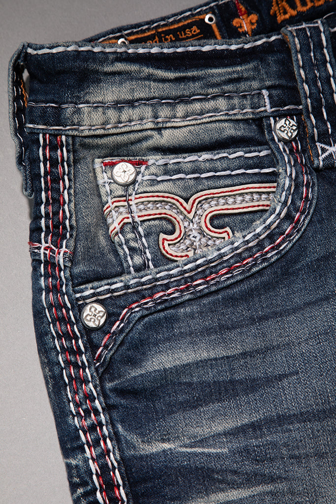 Tyrone Straight Jeans in Dark Blue