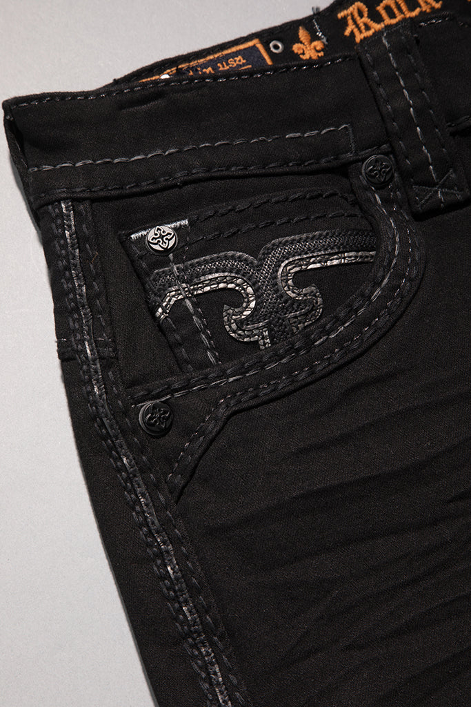 Justinn Straight Jeans in Black
