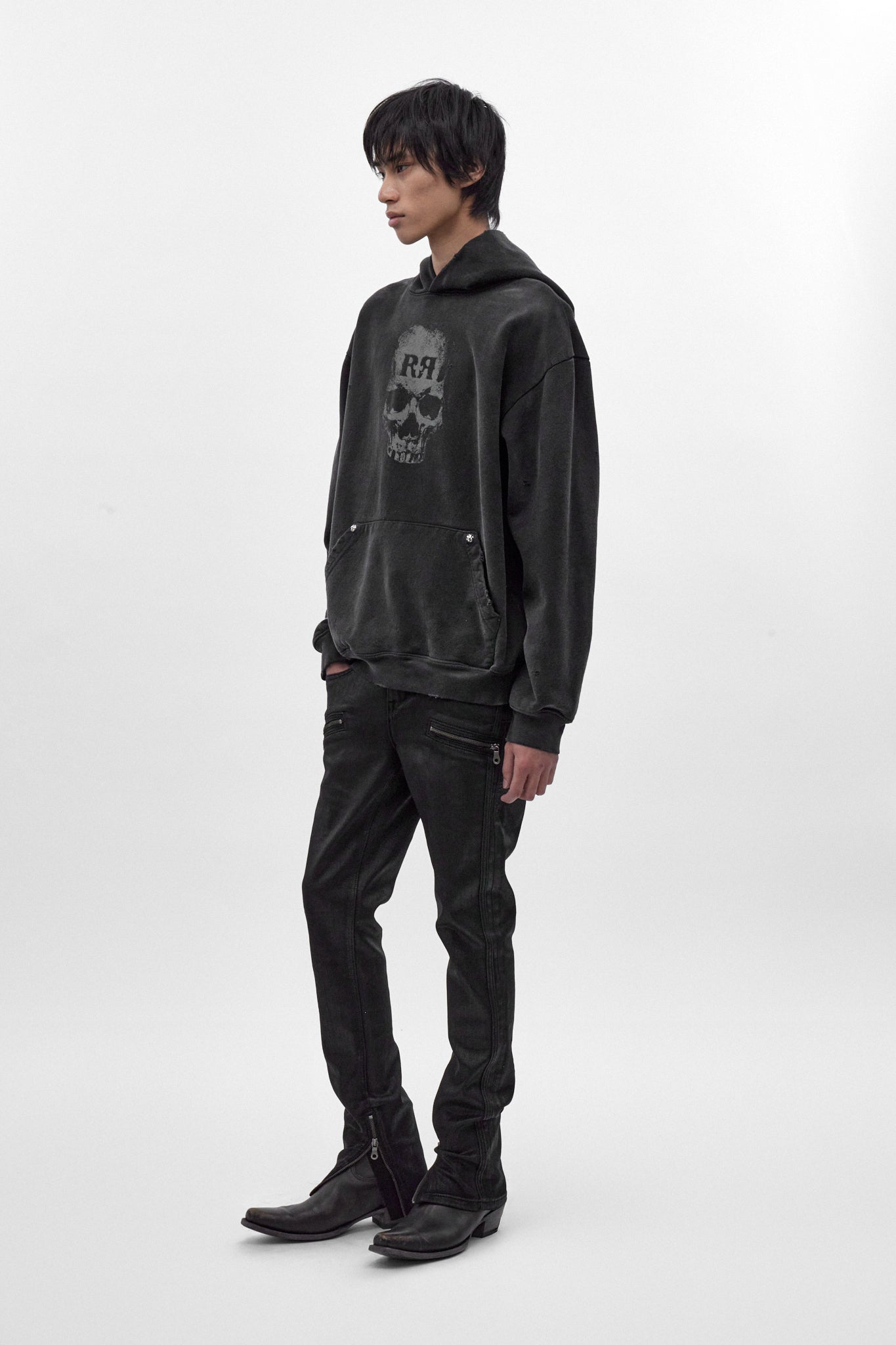 Graveyard Hoodie in Black