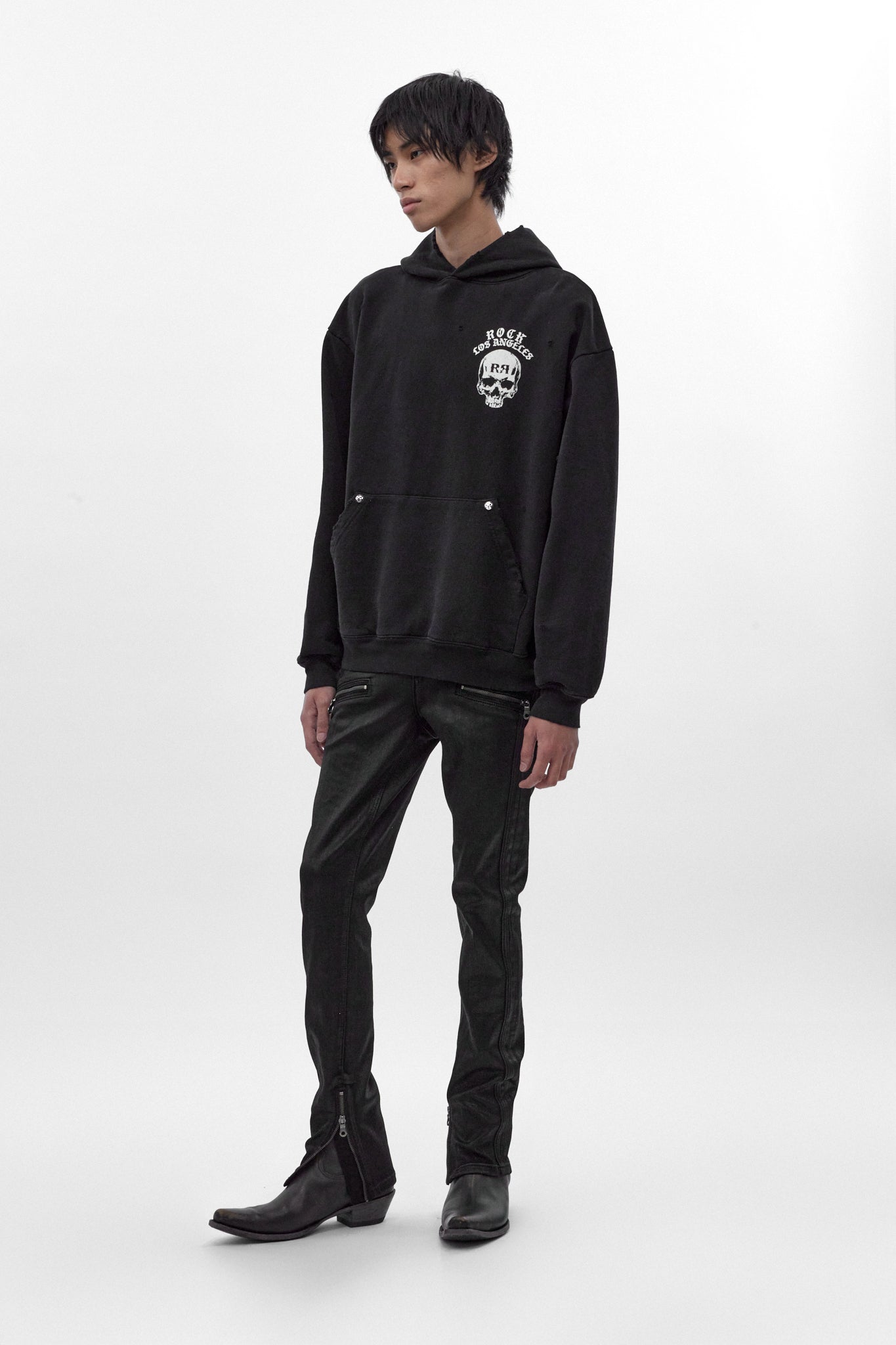 Grim Hoodie in Black