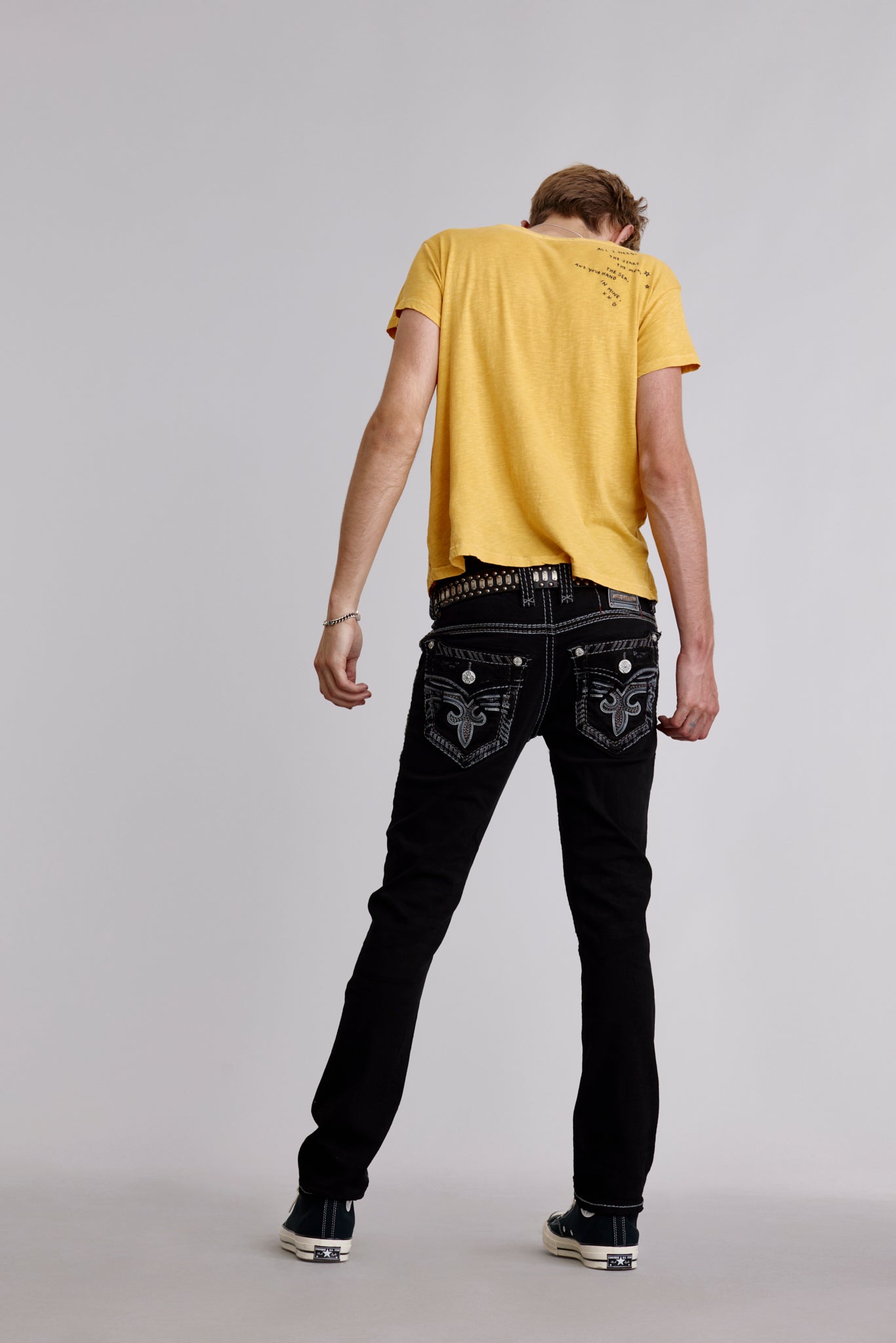 Wylie Alt Straight Jeans in Black