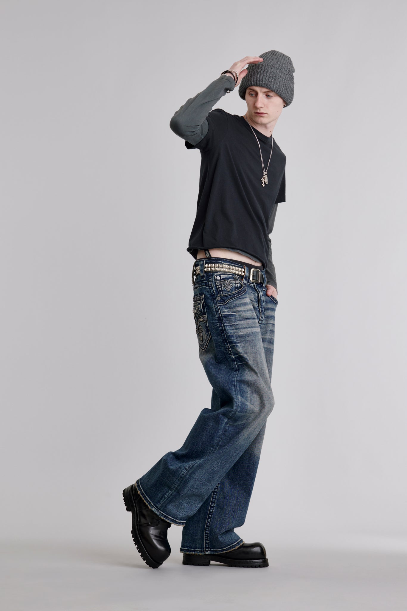 Steven Baggy 3 Jeans in Dark Blue