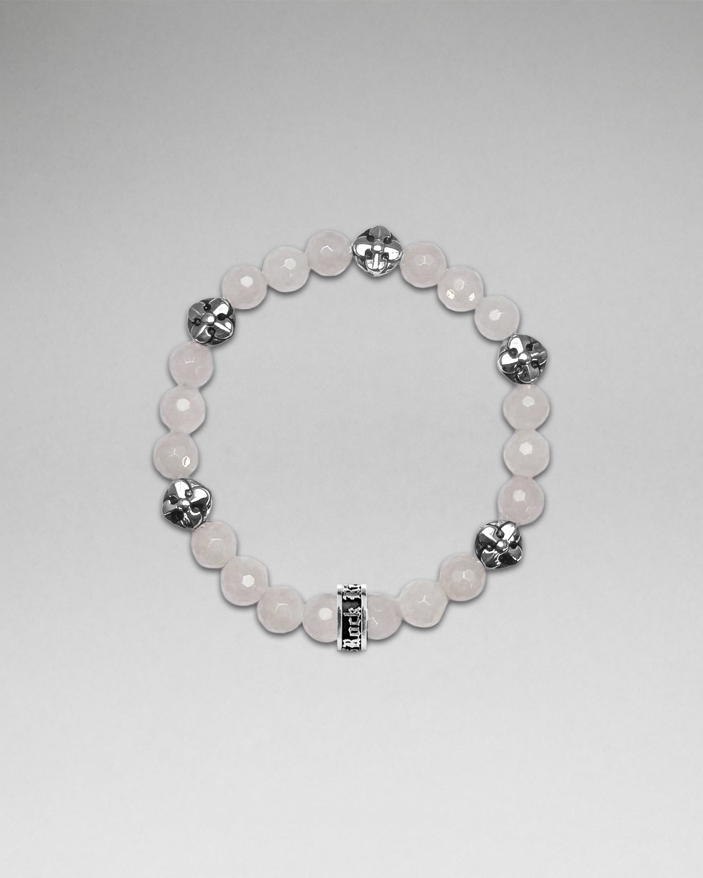 Pearl Labradorite Beaded Bracelet (8mm)