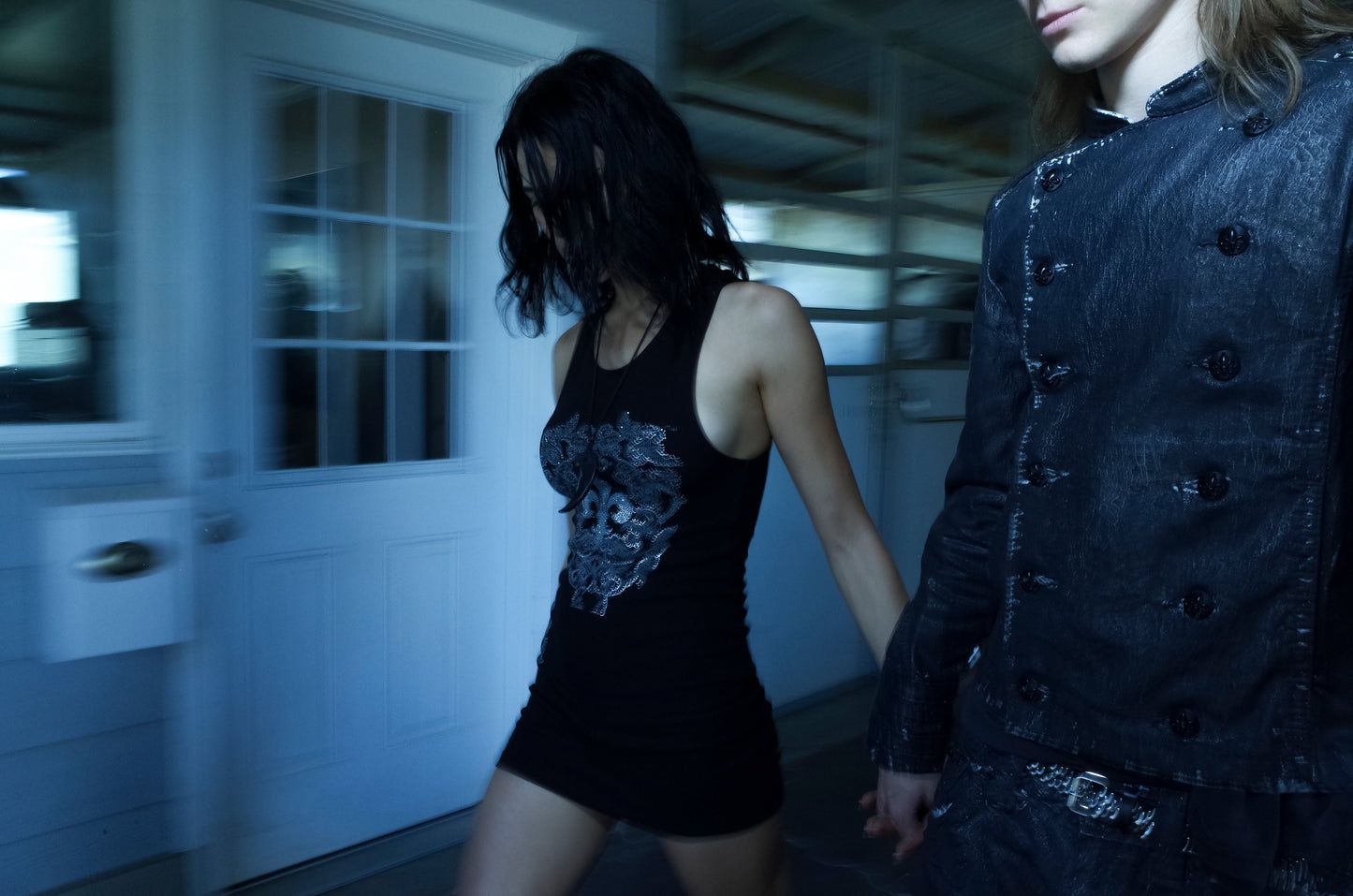 Rock Revival by Jaded London Military Moto Jacket