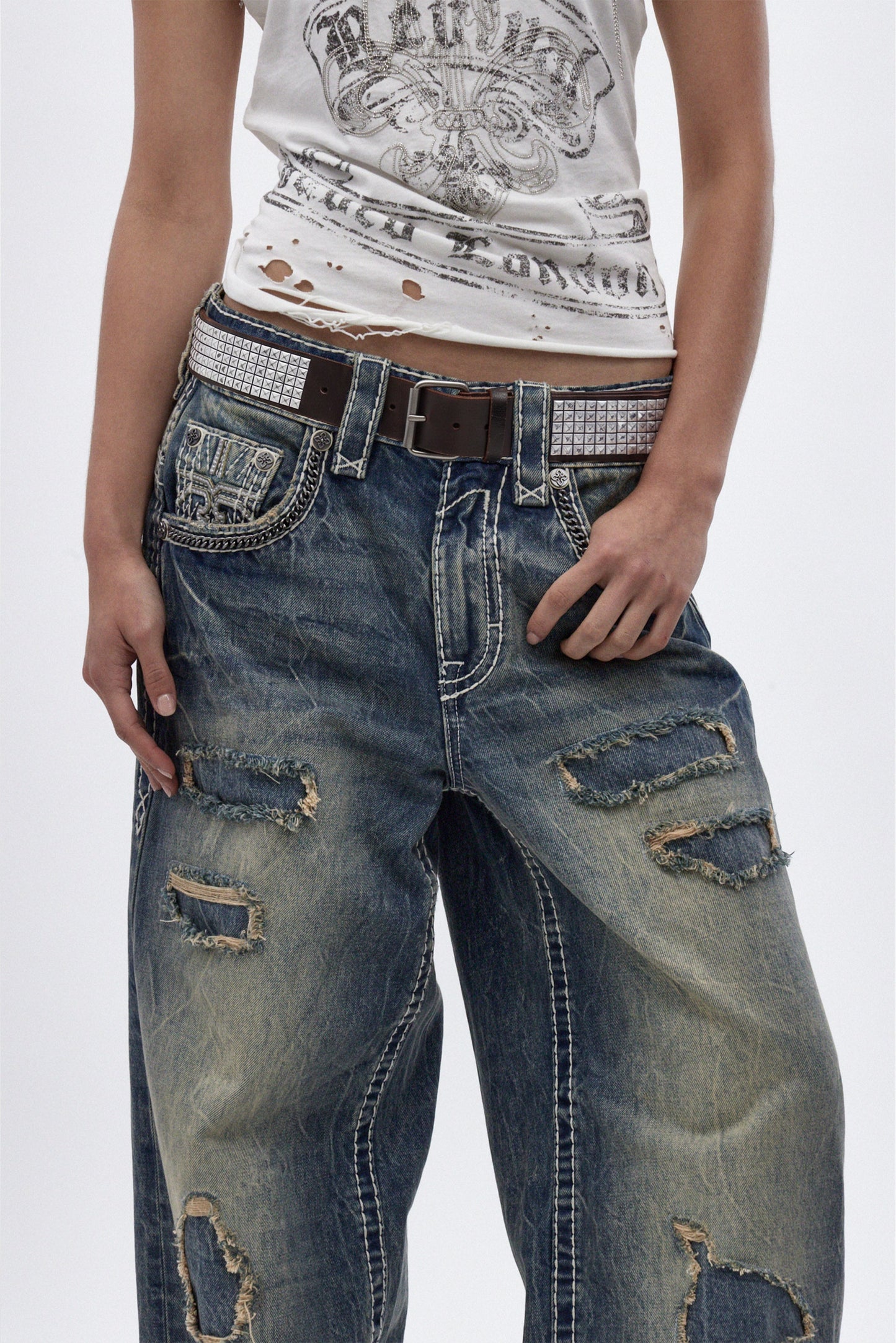 Rock Revival Rebel Stud Belt - Unisex