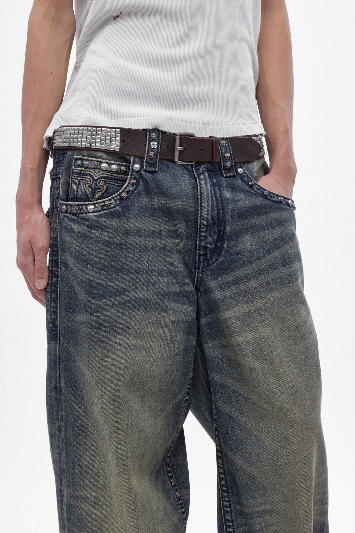 Rock Revival Rebel Stud Belt - Unisex