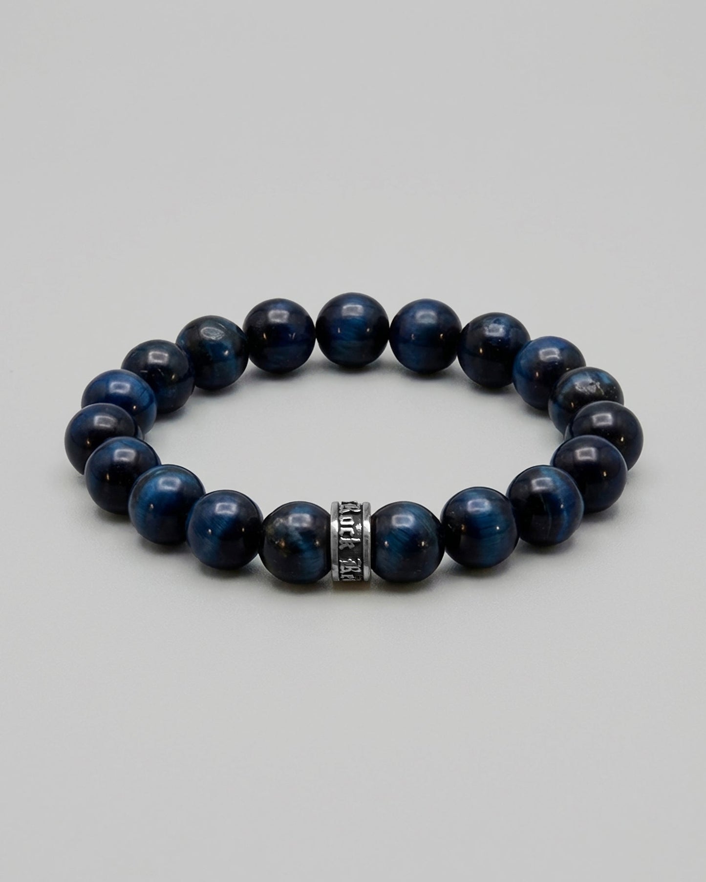 Twilight Blue Lapis Beaded Bracelet (10mm)