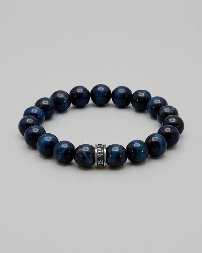 Twilight Blue Lapis Beaded Bracelet (10mm)