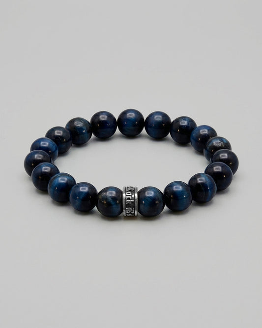 Twilight Blue Lapis Beaded Bracelet (10mm)