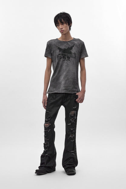 Rock Revival by Jaded London Faded Eagle T-shirt