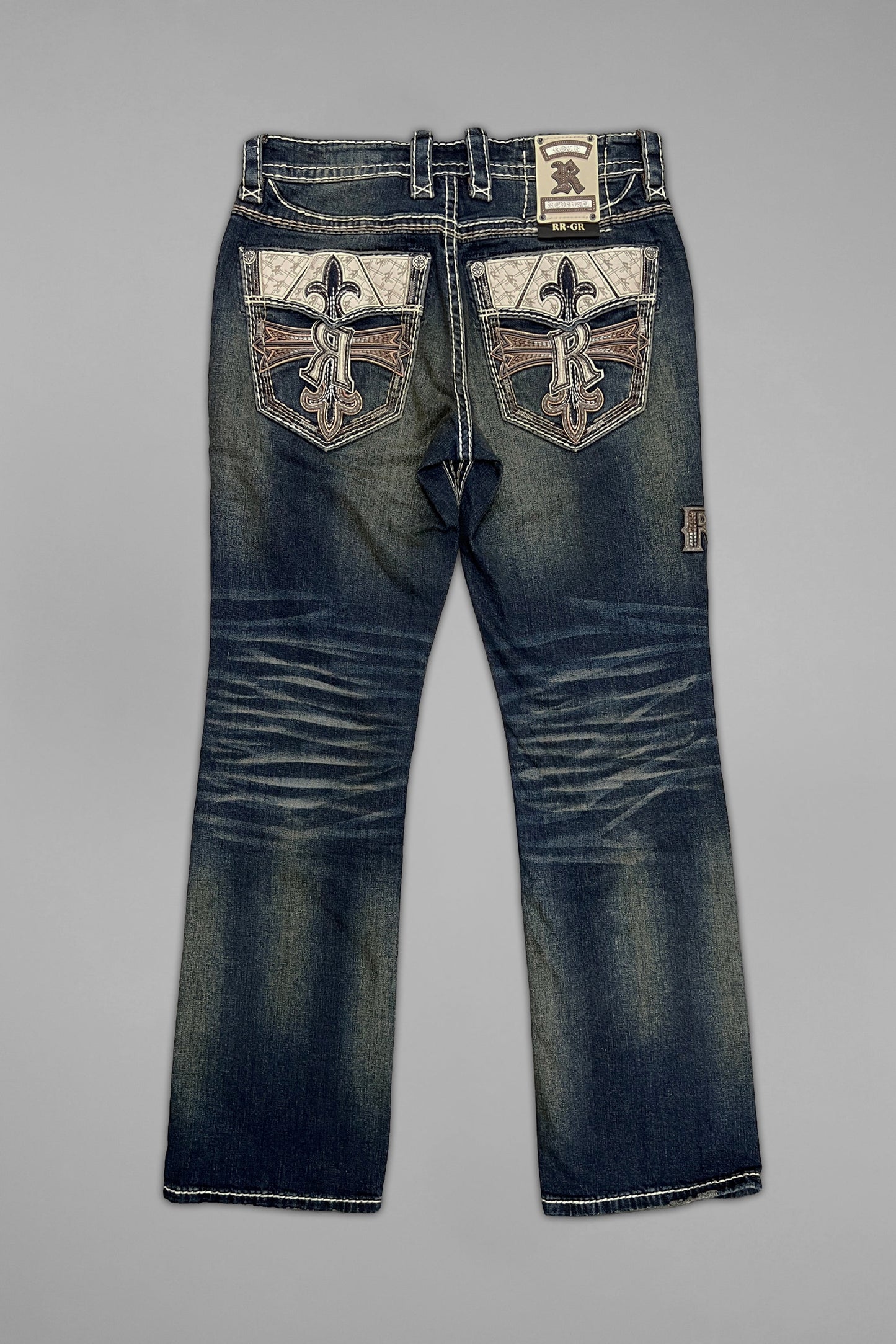 Hendrix Bootcut Jeans in Vintage Blue - GR Collection