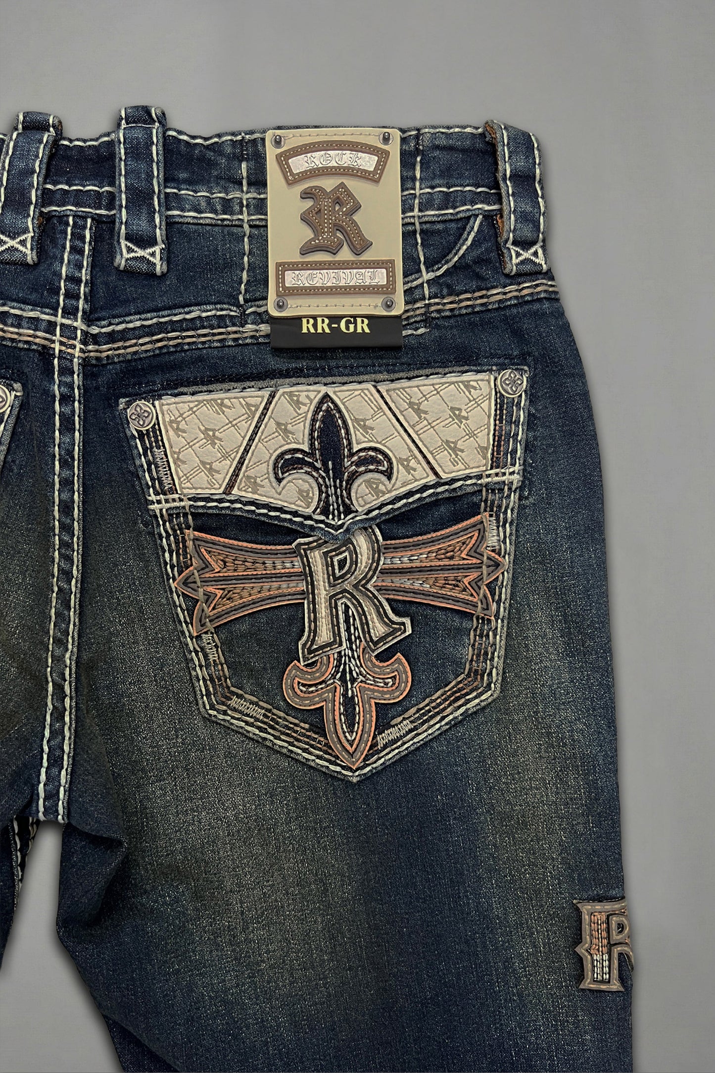 Hendrix Bootcut Jeans in Vintage Blue - GR Collection