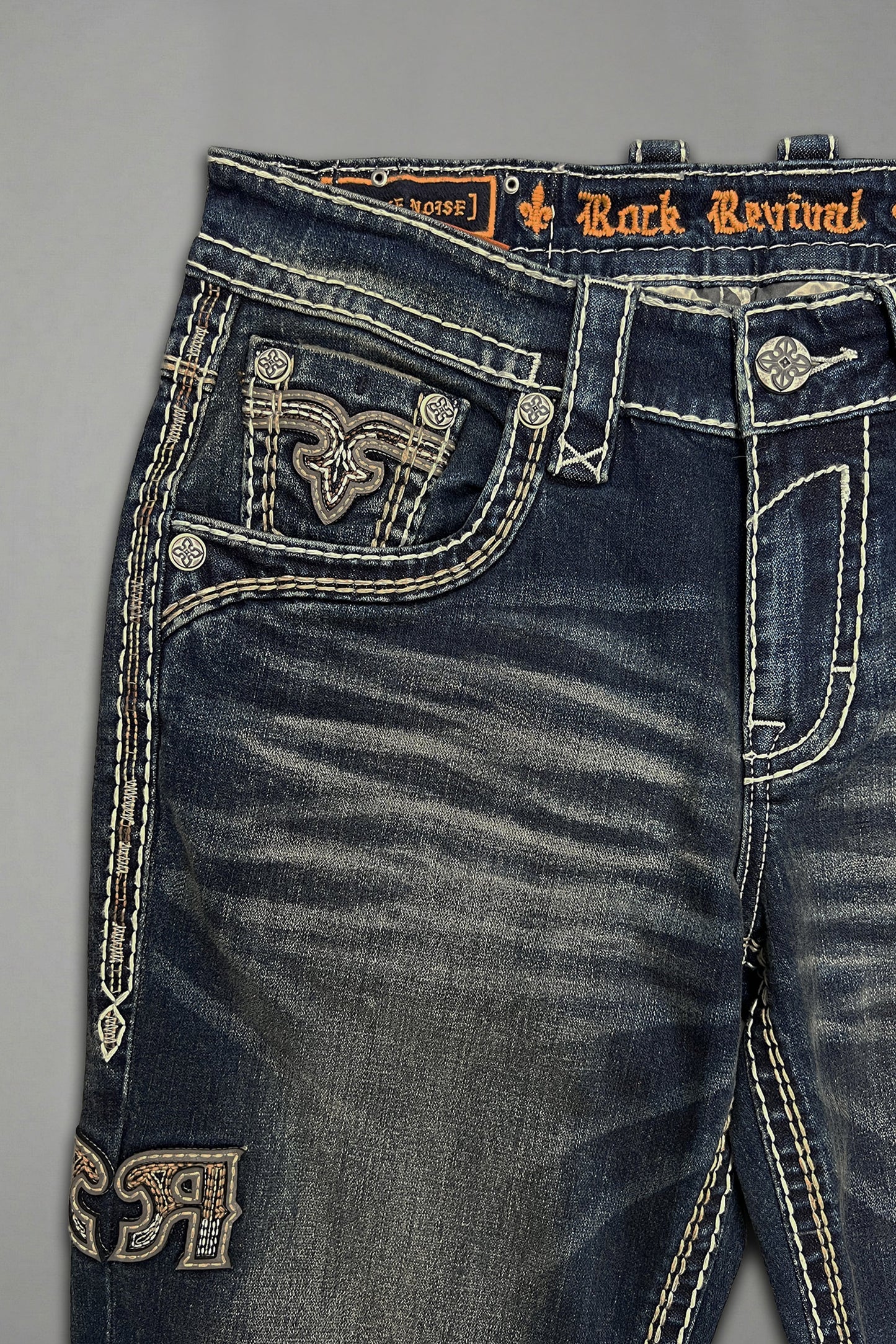 Hendrix Bootcut Jeans in Vintage Blue - GR Collection