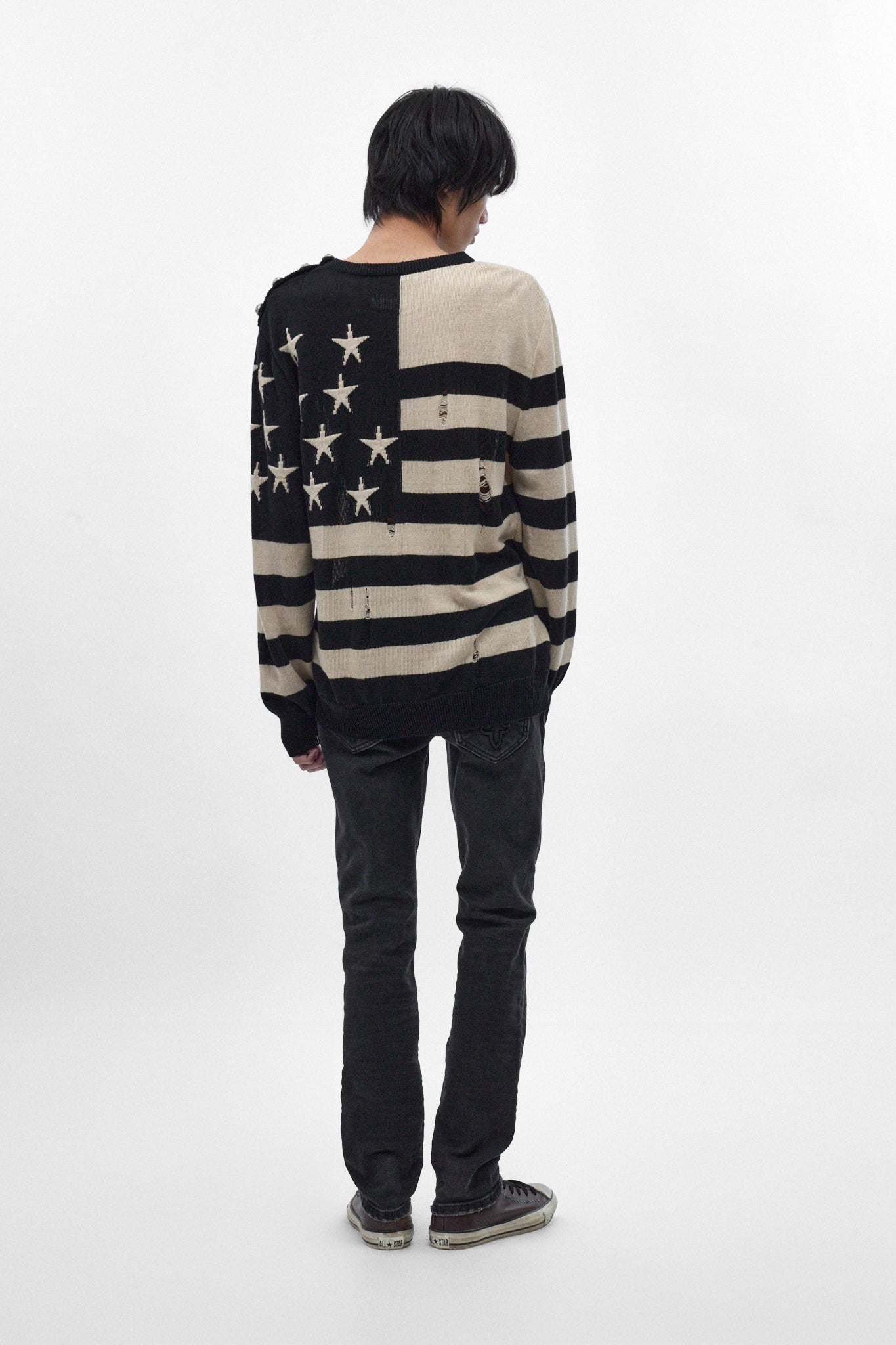 Huey Slim Jeans in Charcoal Black