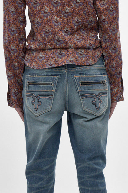 Huey Slim Jeans in Vintage Blue