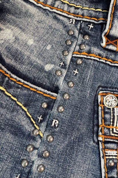 Adan Baggy 3 Jeans in Medium Wash