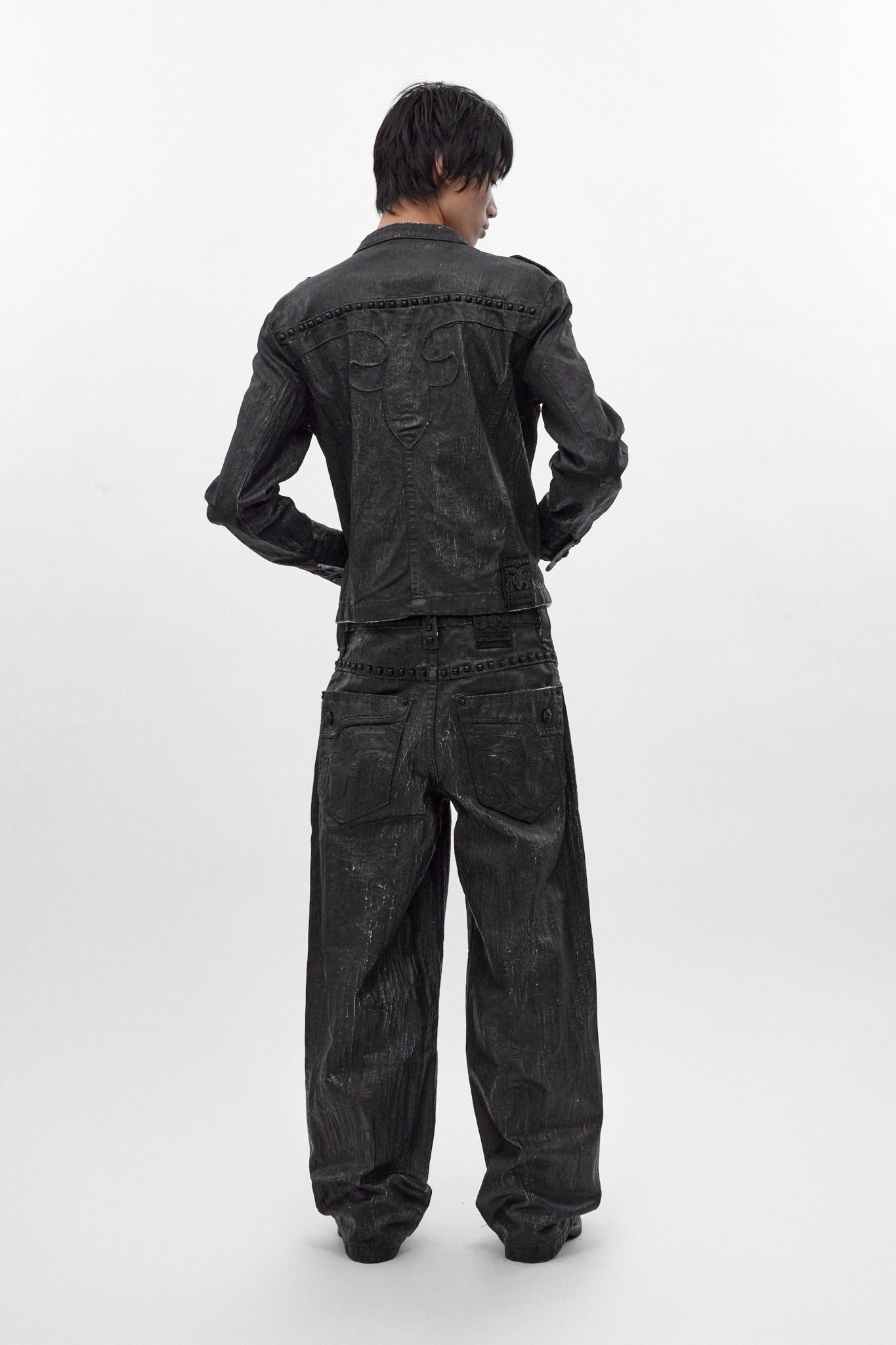Rock Revival by Jaded London Military Moto Jacket