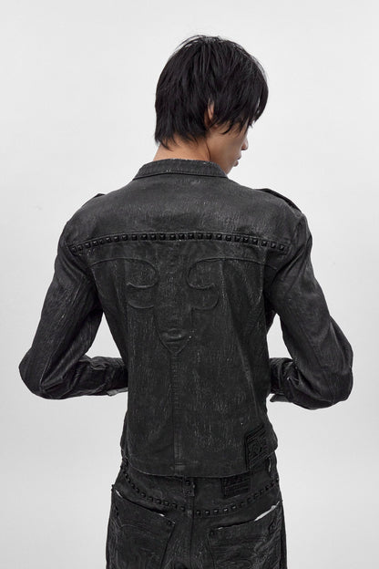 Rock Revival by Jaded London Military Moto Jacket