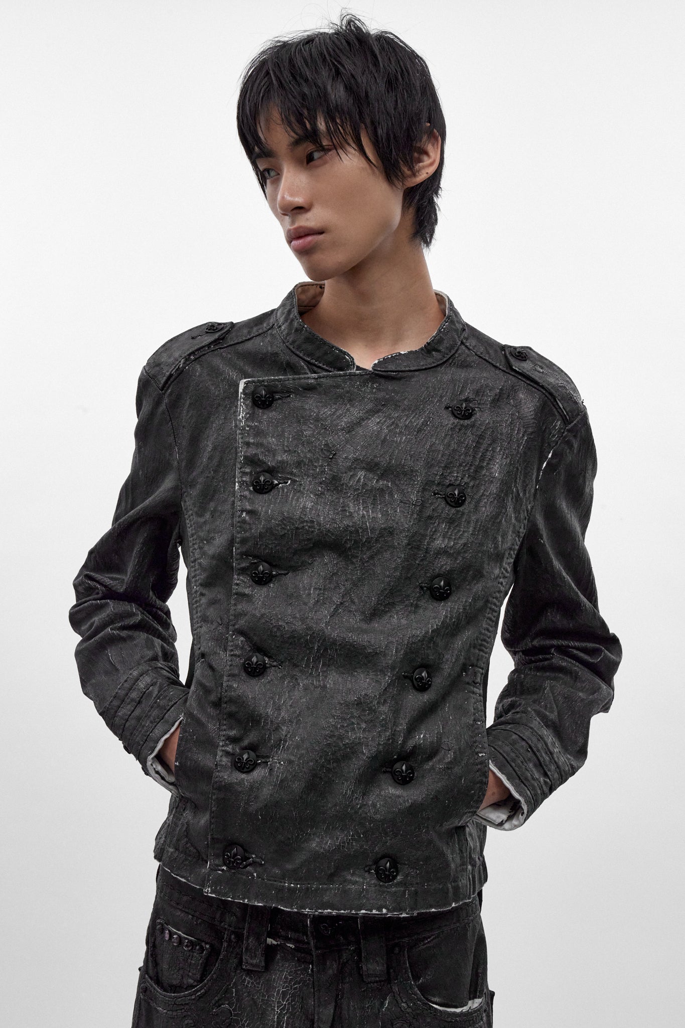 Rock Revival by Jaded London Military Moto Jacket