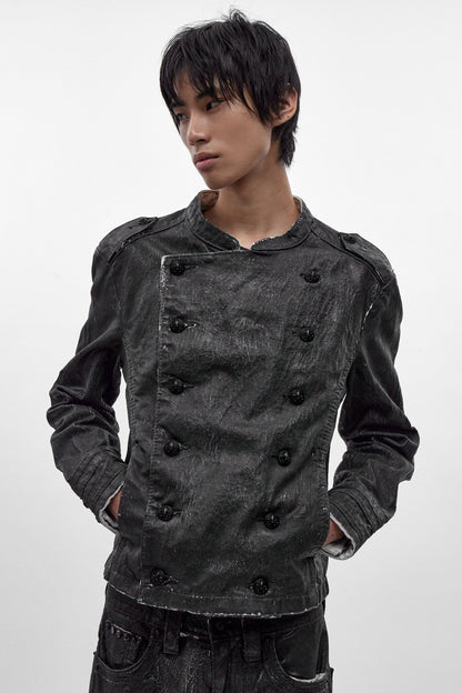 Rock Revival by Jaded London Military Moto Jacket