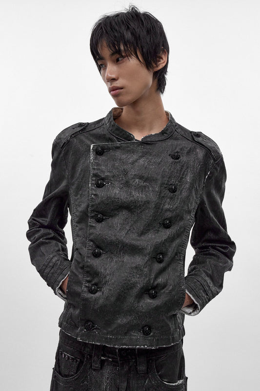 Rock Revival by Jaded London Military Moto Jacket