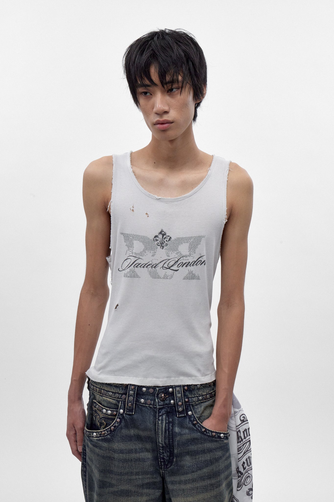 Rock Revival by Jaded London Angel Studded Vest (M)