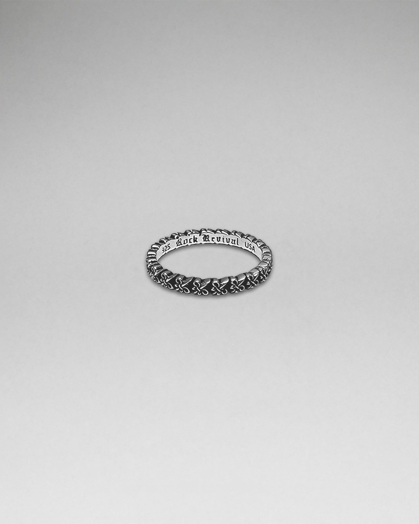 Fleur De Lis Spacer Ring