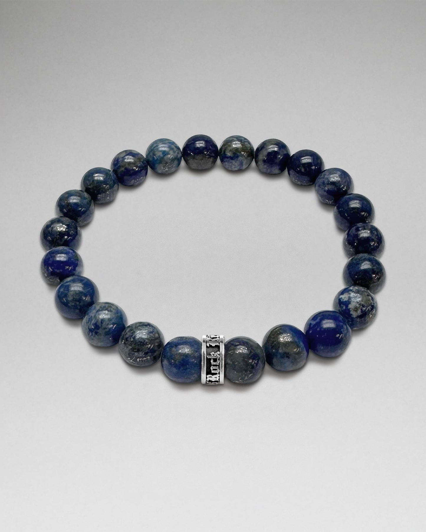 Twilight Blue Lapis Beaded Bracelet (8mm)