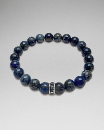 Twilight Blue Lapis Beaded Bracelet (8mm)
