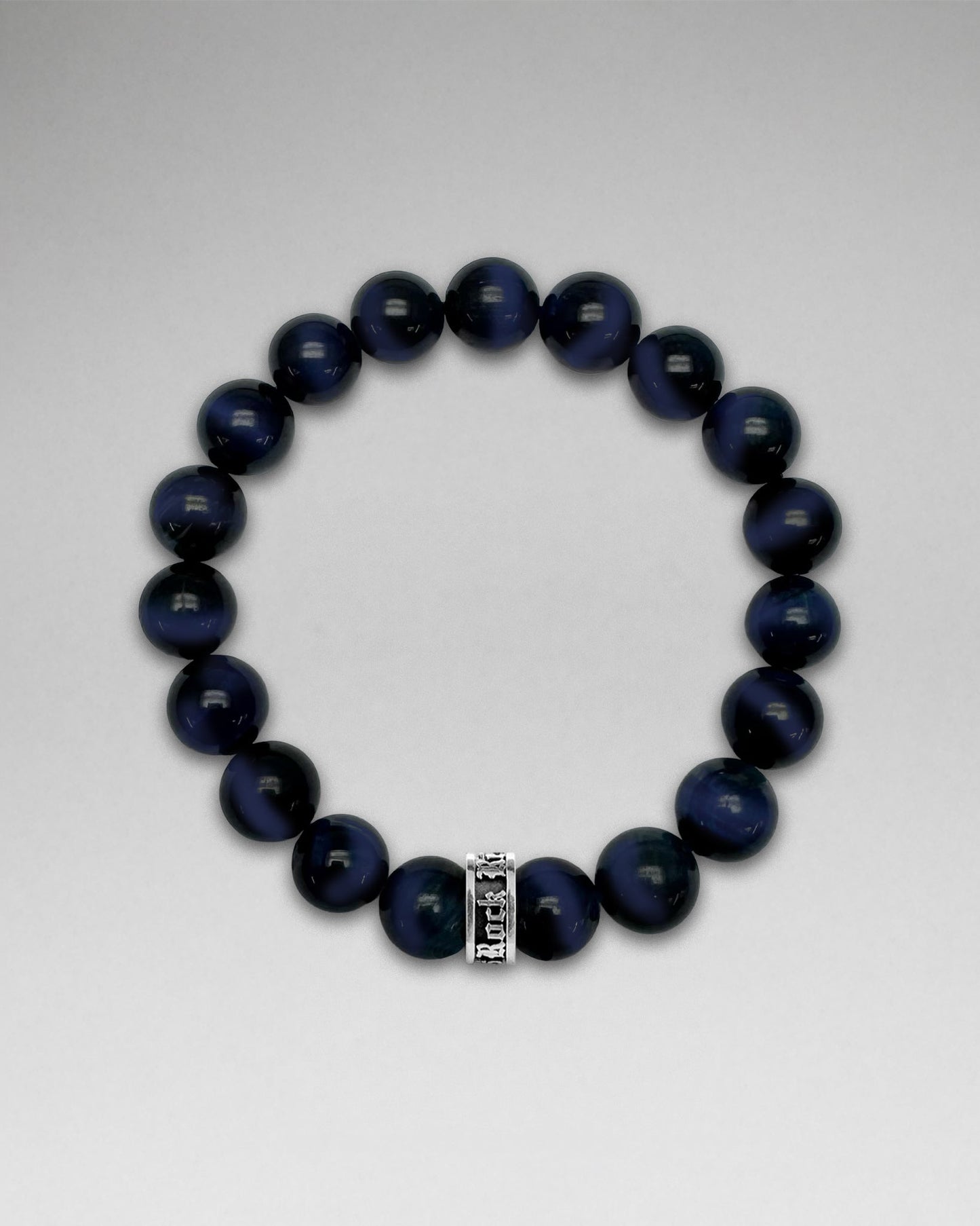 Twilight Blue Lapis Beaded Bracelet (10mm)