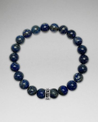 Twilight Blue Lapis Beaded Bracelet (8mm)