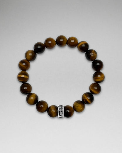 Tigers Eye Labradorite Beaded Bracelet (10mm)