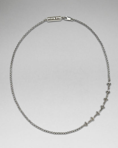 Fleur De Lis Cross Necklace