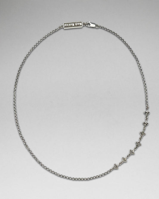 Fleur De Lis Cross Necklace
