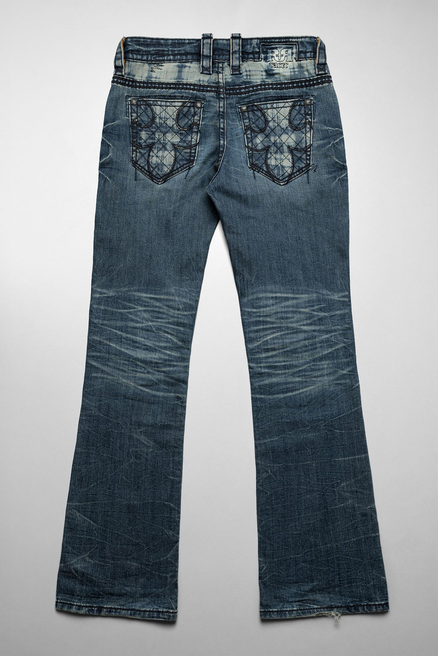 Racer X Rock Revival® Dark Bootcut Denim
