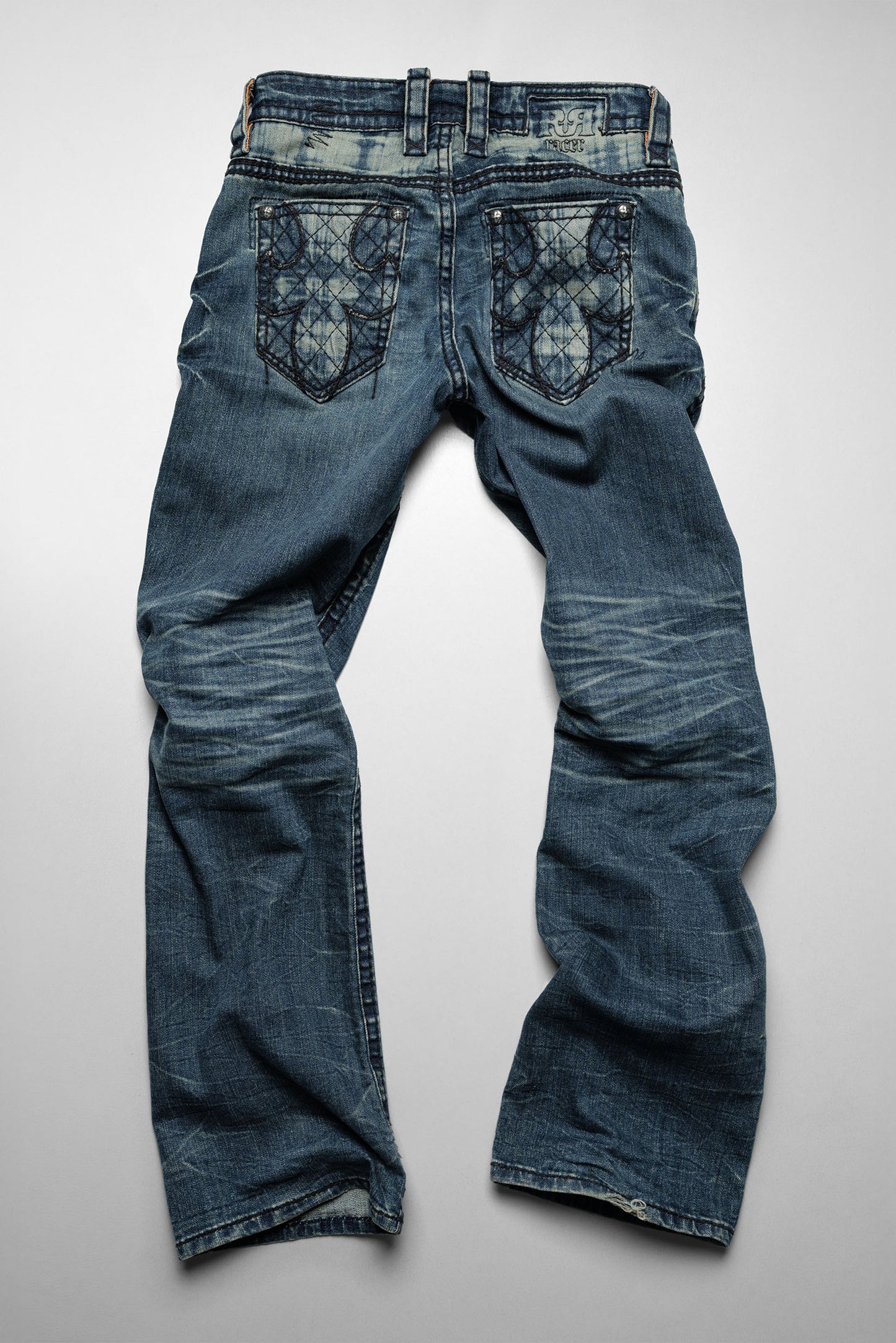 Racer X Rock Revival® Dark Bootcut Denim