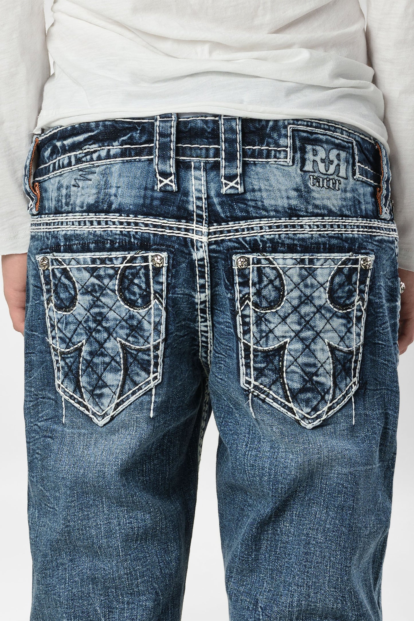Racer X Rock Revival®  Light Bootcut Denim