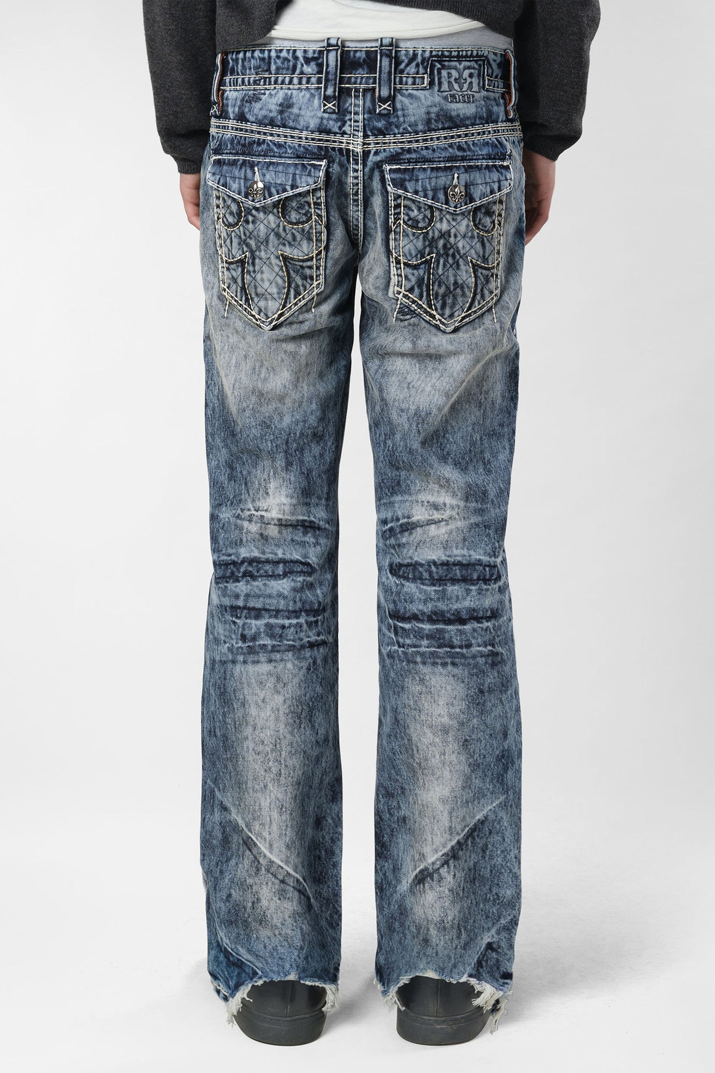 Racer X Rock Revival® Bleach Slim Denim