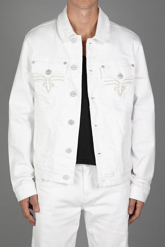 Arther Denim Jacket in White