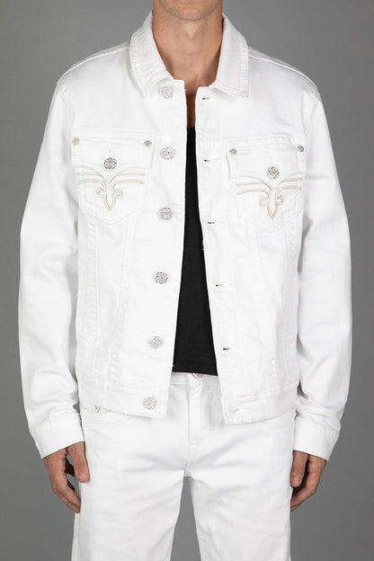 Arther Denim Jacket in White