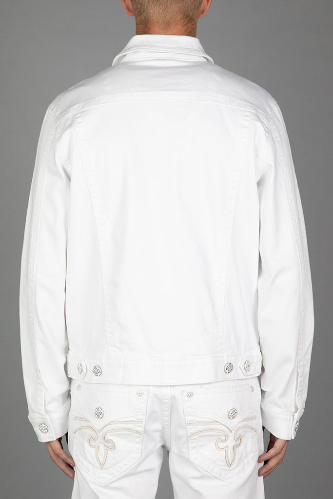 Arther Denim Jacket in White
