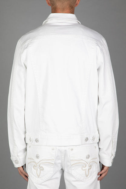 Arther Denim Jacket in White