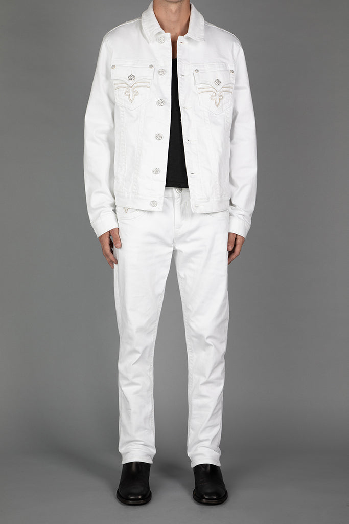 Arther Denim Jacket in White