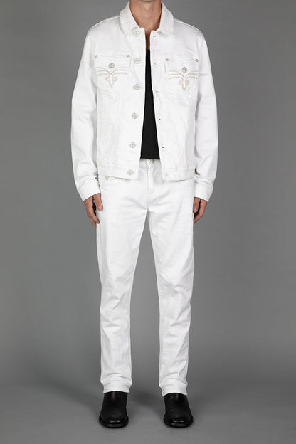 Arther Denim Jacket in White